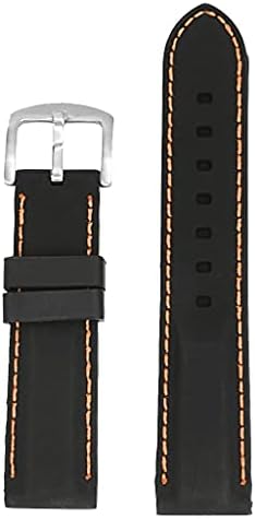 VVERTTQ MN804 Puha Szilikon Gumi Vízálló Csat, Kapocs a Smartwatch Smartwatch Tartozékok (Méret : 26mm)