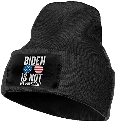 Biden Nem az Elnök Választási Vintage Retro Szemüveg Felnőttek Fekete Kötött sapka Sapka, Meleg Fedezeti Koponya Kemoterápia kötött