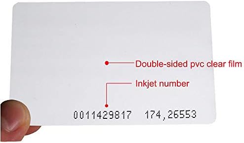 Meikuler 125Khz RFID Proximity Kártyák, - 0,8 mm-es ID-Kártya kaputelefon beléptető Rendszer, valamint Részvétel, csak Olvasható (200pcs)