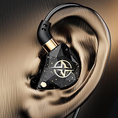 Kesoto x6 Vezetékes Fülhallgató in-Ear Monitor Mély Basszus a Mikrofon Mozgó Tekercses 3,5 mm-es Interfész Vezetékes Fülhallgató a