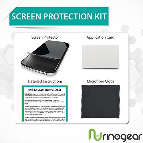 (2 Csomag) RinoGear képernyővédő fólia iPhone 8 Plus, 7 Plus Esetben, Barátságos iPhone-8 Plus, 7 Plus kijelző Védő fólia Tartozék