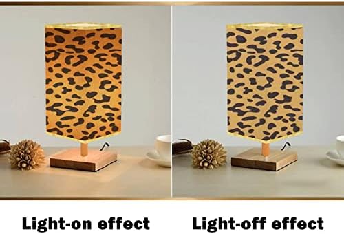 Szabályozható asztali Lámpa Absztrakt a Leopárd Bőrét Állat Print Design, USB Éjjeli Lámpa/ Minimalista Design/ Íróasztali Lámpa/