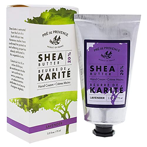 Előzetes de Provence 20% - ban Természetes Shea Vajas kézkrém, A Javítás, Nyugtató, & Hidratáló Száraz Bőrre - Levendula (2.5 oz)