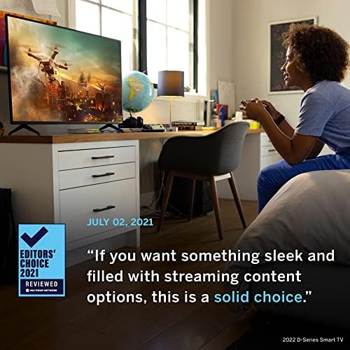 VIZIO 24-es D-Sorozat Full HD 1080p Smart TV az Apple AirPlay illetve Béta Beépített, Képernyő Tükrözés a Második Képernyők, & 150+