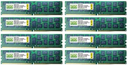 512 gb-os Készlet (4 x 128 GB) DDR4-2666 PC4-21300 ECC Terhelés Csökken Memória ASRock Rack EPYCD8-2T Testület által NEMIX RAM