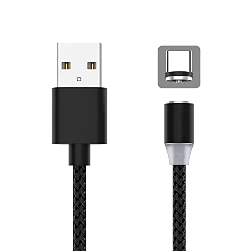 [2 Csomag] 2M Mágneses Mikro USB-Kábel Samsung Android Mobiltelefon Típus-C Töltés iPhone Xs XR 8 Mágnes Wire Kábel Töltő