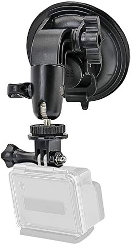 Nagy teljesítményű Kamera Autó Szélvédőre tapasztható tartó 1/4-20 Adapter GoPro Hero Sorozat Minden Kamera