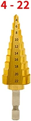 1db 4-12 4-20 4-32 mm Pagoda Hexagon Csavart Fúró HSS Szerszámok Spirál Barázdált Fém Acél Lépés Fúró által LIANG XINGS (Szín : 4-20)