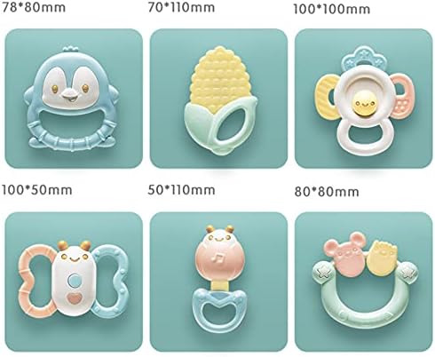 Sxcespp Oktatási Bébi Csörgő Toy丨Fun, Aranyos Design丨Baby Play and Comfort Rattle丨Multifunctional Két-in-one Design丨Suitable a Babák