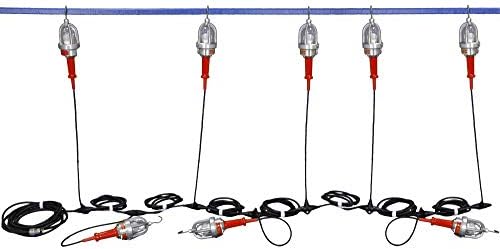 Robbanásbiztos LED String Világítás - 8 Fények - Twistlock Plug - 1-es Osztályú Div 1 Class 2 Div 1