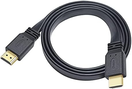 DTECH 3ft Ultra Vékony HDMI-EGY Férfi, hogy Egy Férfi Kábel Aranyozott 4K 30Hz 1080p 60hz 3D-s Ethernet nagysebességű HDCP a Számítógép,