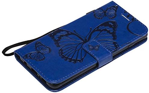 Amocase Pénztárca Bőr tok 2 in 1 Stylus Samsung Galaxy S10,Prémium Heveder 3D Pillangó Mágneses PU Bőr Állni, Ütésálló Kártyahely