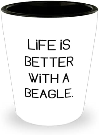 Inspiráló Beagle Kutya Poharat, Élet Jobb egy Beagle, Jelen Pet Lovers, Aranyos Ajándékok Barátok