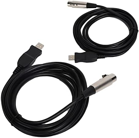 Adapter Kábel, Tiszta hangminőséget, LED Kijelző USB-XLR Adapter Kábel Automatikus Azonosítás a Felvétel Funkció Music Store Haza