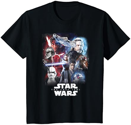 Star Wars Utolsó Jedi Festék Portrék, Kollázs, Poszter, T-Shirt