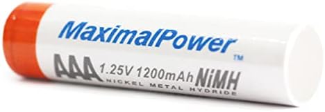 MaximalPower AAA Újratölthető Akkumulátorok 1200mAh Magas Kapacitás Teljesítmény & Tartós Per Feltöltött Ni-MH aaa Akkumulátor 1,2