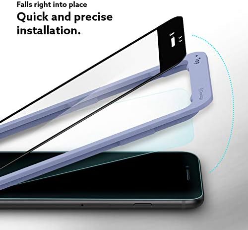 Caseology Teljes Borító Edzett Üveg Apple iPhone SE 2020 képernyővédő fólia iPhone 8/7 a Telepítési csomag - 2 Pack