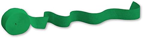 Kreatív Átalakítása Érintse meg a Színes Krepp-Papír Streamer Roll, 81-Láb, Smaragd Zöld